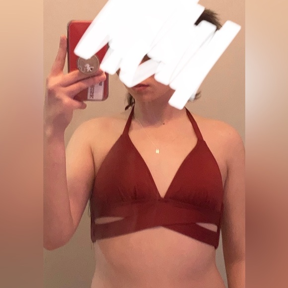 Red Swimming top - Picture 3 of 3